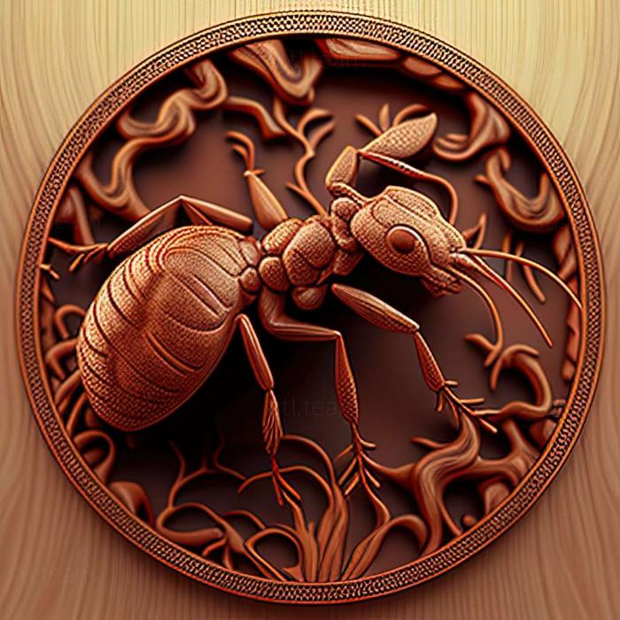 3D модель Pheidole mutisi (STL)